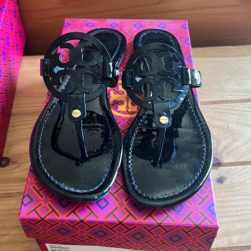 Tory Burch Black Miller sandals